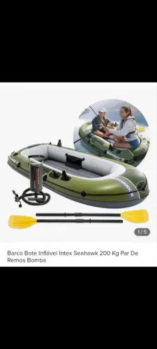 Vendo bote inflável 200 kg para 2 pessoas