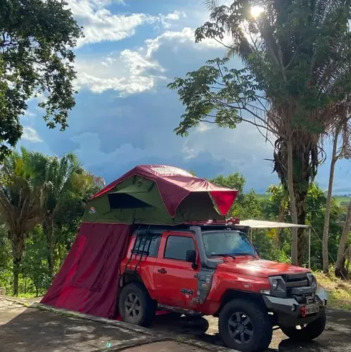 Vendo barraca de teto Blue Camping