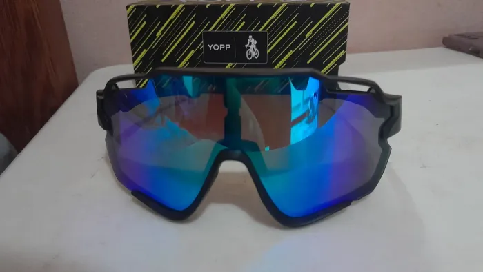 Óculos Yopp azul 1066 corrida e ciclismo
