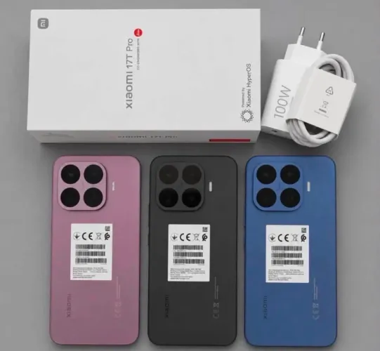 Mi Xiaomi 17T Pro 5G NFC 512GB + 12GB RAM AZUL PRETO ROXO LACRADO VERSÃO GLOBAL
