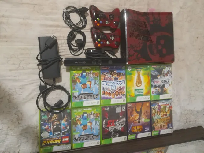 Xbox 360 Gears of War com erro 0101/luz vermelha. Para reparo ou coleção