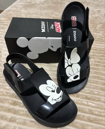 Sandália Zaxy Partner Disney Mickey e Minnie (Com Caixa)