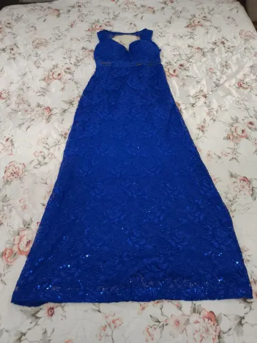 Vestido de festa azul