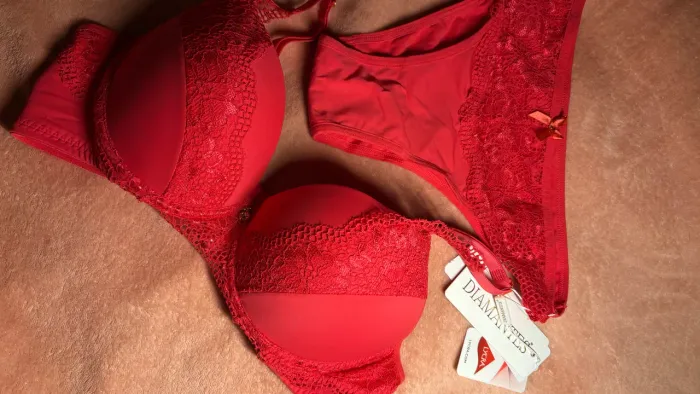 Conjunto lingerie vermelho 