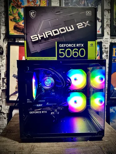 Pc Gamer Rtx 5060 Ryzen 5 5500 novo