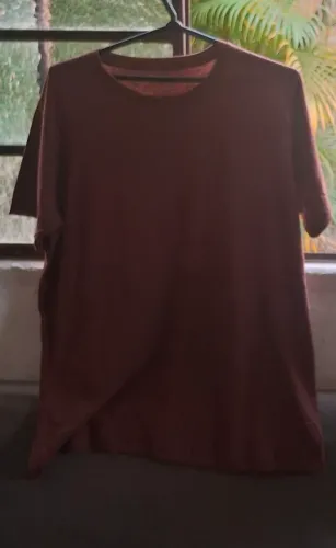 Camisa marrom lisa
