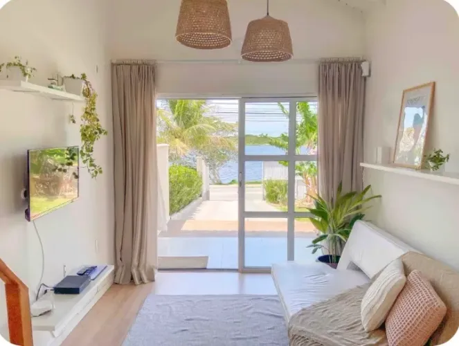 Loft no Rio Tavares - Florianópolis | Vista para a Lagoa Pequena