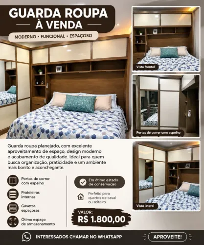 Guarda roupa casal