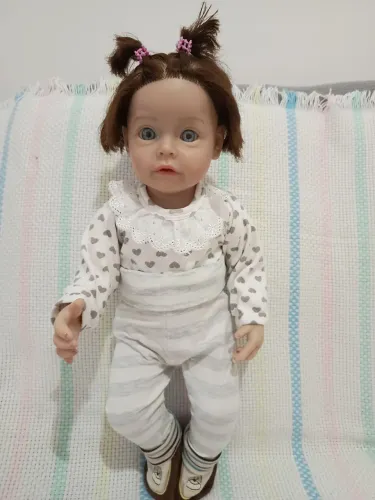 Bebê reborn 50 cm usado marca de uso