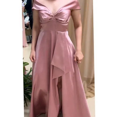 Vestido de festa rosa