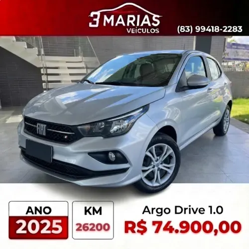 Fiat Argo Drive 1.0 6V Flex 2025