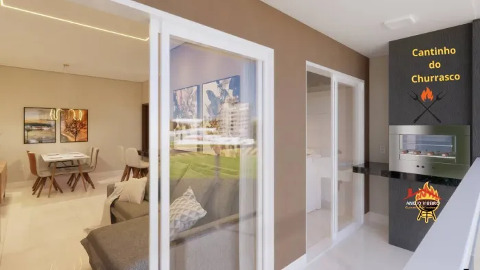Apartamento de três dormitórios sendo uma suíte + Sacada + Varanda 706 Sul