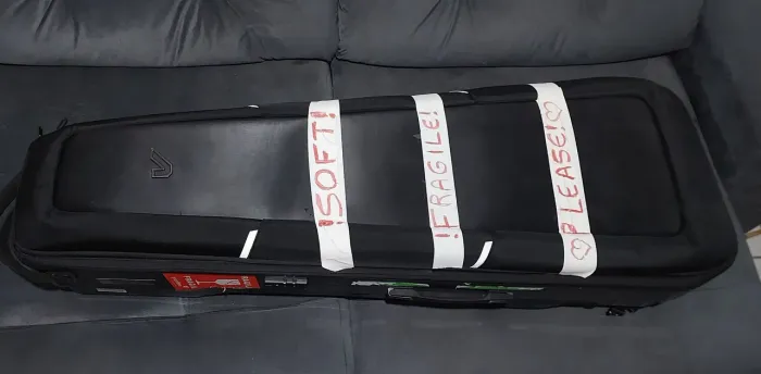 Hard Case Gruv Gear Kapsule Duo para 2 (dois) Contrabaixos