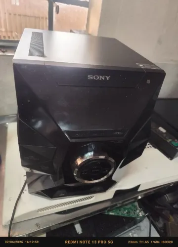 Som Sony HCD-GPX33 funcionando sem sa caixas