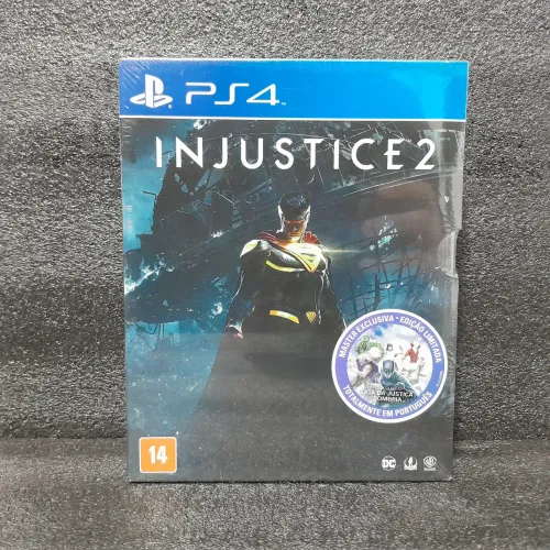 Injustice 2 + Blu-ray Liga da Justiça Sombria PS4 LACRADO