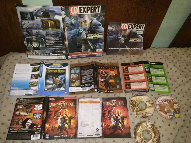 Jogo incompleto Half-Life Total Annihilation Command Conquer Oddworld Metro Prince Persia