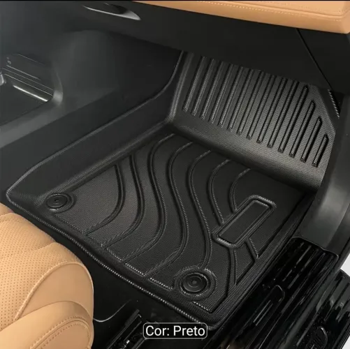 Tapete 3d TPE bandeja para Geely Ex2 impermeável e resistente ao pó.<br><br>2000R$