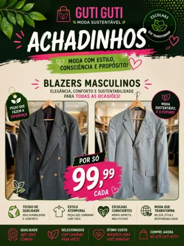 BLAZER MASCULINO POR