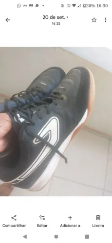 Chuteira semi nova