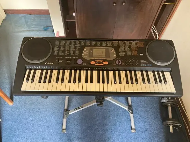 Teclado Casio Ctk-531 C/ Suporte Original