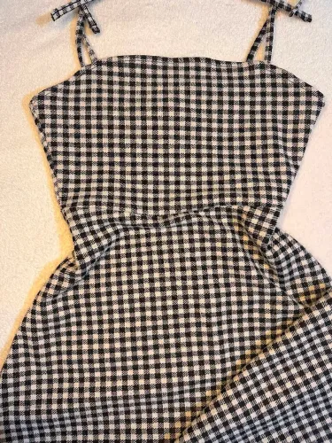Vestido xadrez PP