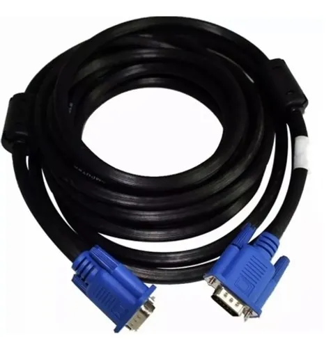Cabo Vga Macho X Vga Macho 20 Mts Para Monitores Projetores 20 Metros