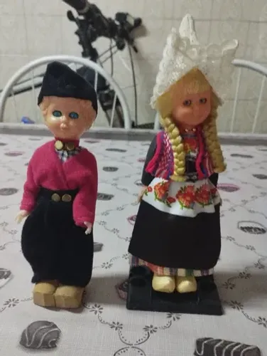 Casal de bonecos da Holanda 