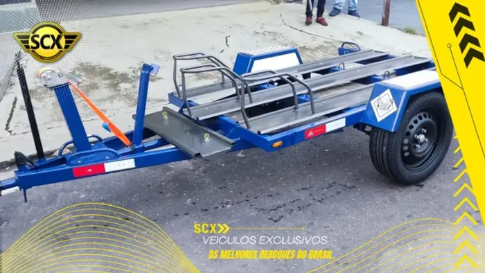 Carretinha original para Transporte JetSky, Quadriciclos e Motos