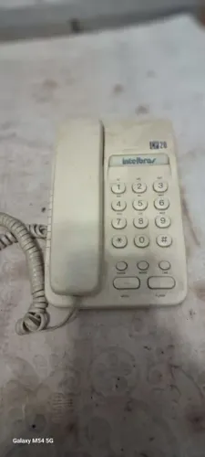 Telefone Fixo Intelbras 14220, nao sei se ezta funcionando