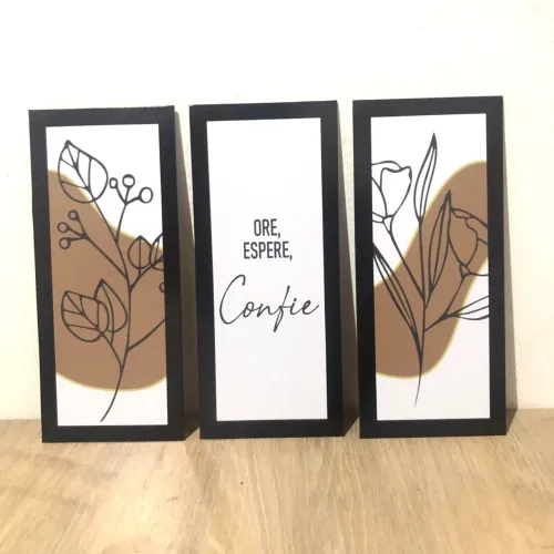 Quadros Decorativos Minimalistas - Frases Motivacionais