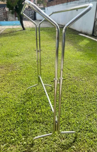 Arara para loja inox 