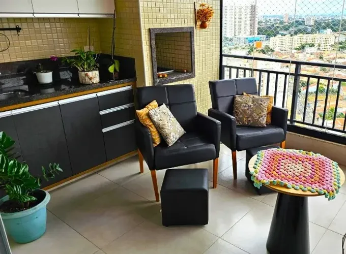 Apartamento 3 suítes Condomínio de alto padrão próximo ao Shopping