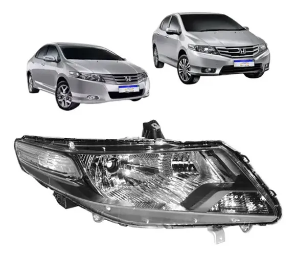 Farol Honda City 2009 2010 2011 2012 2013 2014 L.d Novo