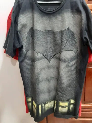 Fantasia Batman e Robin camisas Carnaval
