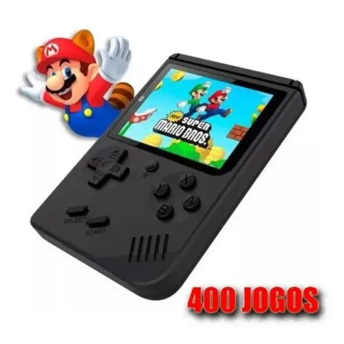 Mini Game Portátil Retro Console Com 400 Jogos Com Controle