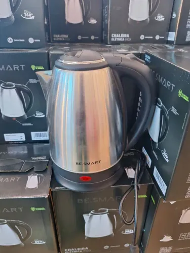 Chaleira Elétrica Inox Be Smart 1.8L - Nova