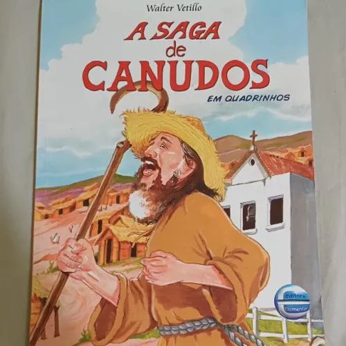Livro A saga de Canudos em quadrinho. Leia a descrição