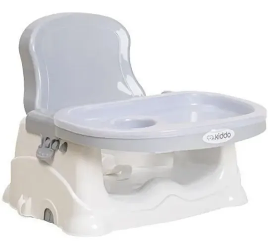 Cadeirinha de Alimentação para Bebê Kiddo - Cinza
