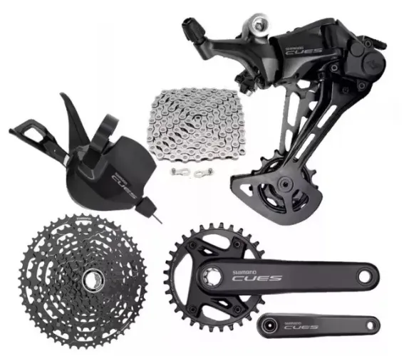 Grupo Transmissão MTB Shimano Cues 11v FC-U600 175mm 32 Dentes 87862
