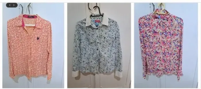 Camisas femininas P, M, G