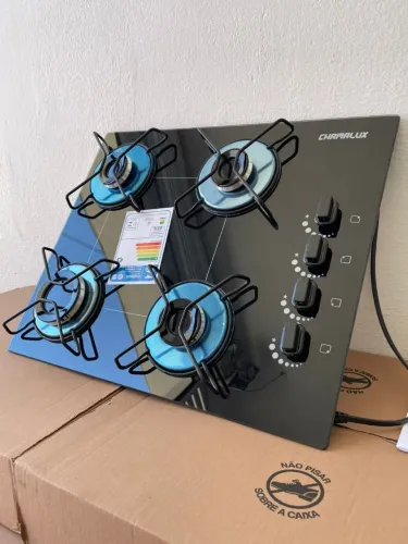 Cooktop ChamaLux 4 Bocas - Design Moderno