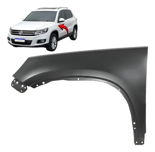 Paralama Tiguan 2009 2010 2011 2012 2013 2014 A 2017 L.e Cor Preto Esquerdo