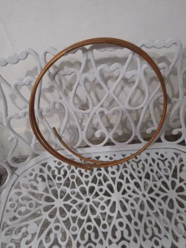 Tubo de cobre para instalação de gás