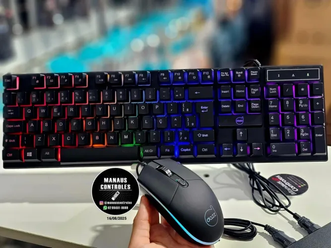 Kit teclado e mouse gamer