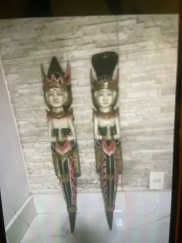 Rama e Sita Esculturas Decorativas Orientais