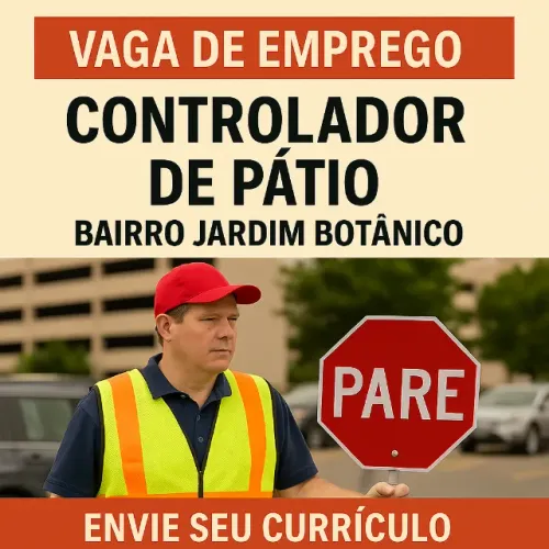 VAGA CONTROLADOR DE PATIO EM ESTACIONAMENTO, BAIRRO JARDIM BOTANICO