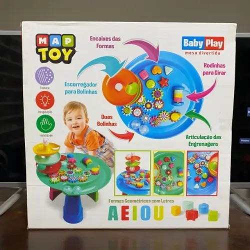 Baby Play, Mesa Divertida Na Caixa. 150 Reais!!