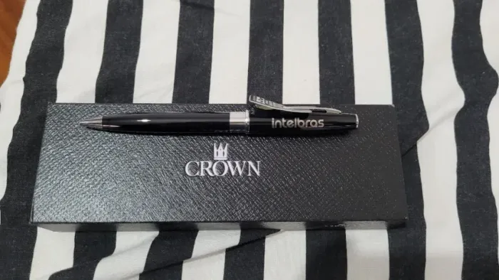 Caneta Luxo Presidente Crown Personalizada Intelbras+ Estojo