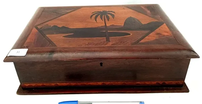 Caixa com estampa do Rio de Janeiro
