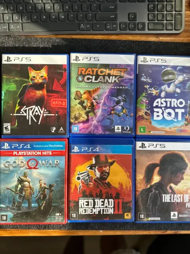 Jogos de PS5 e PS4